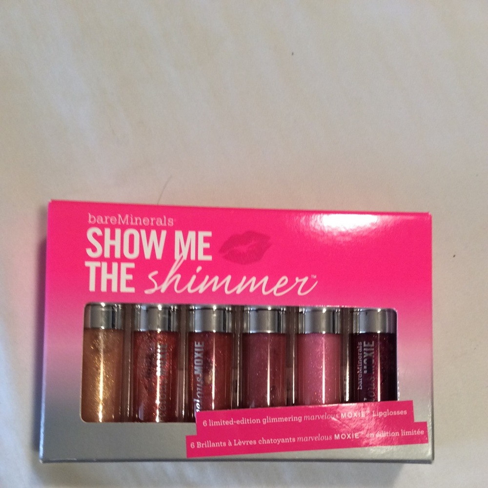 Bare Minerals Show Me The Shimmer- 6 Lipglosses!